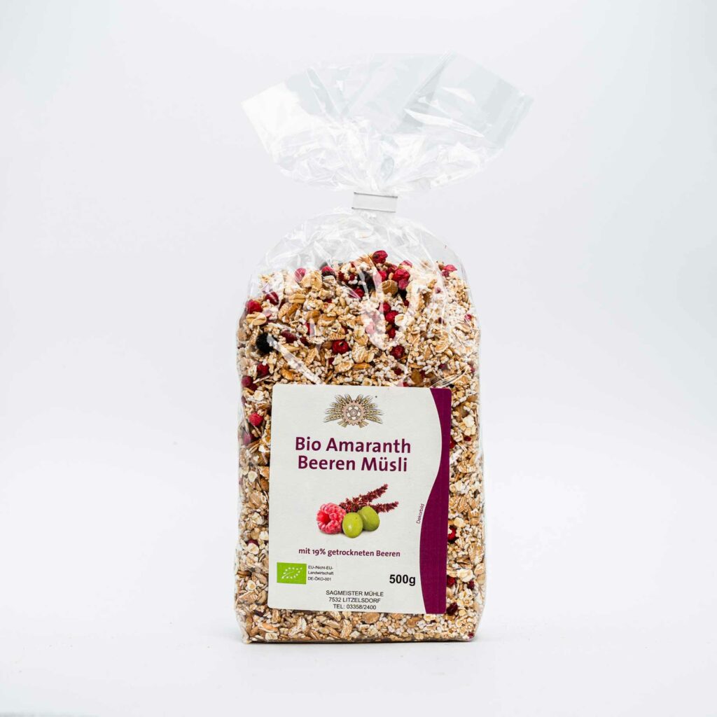 Bio Amaranth Beeren Müsli 500g