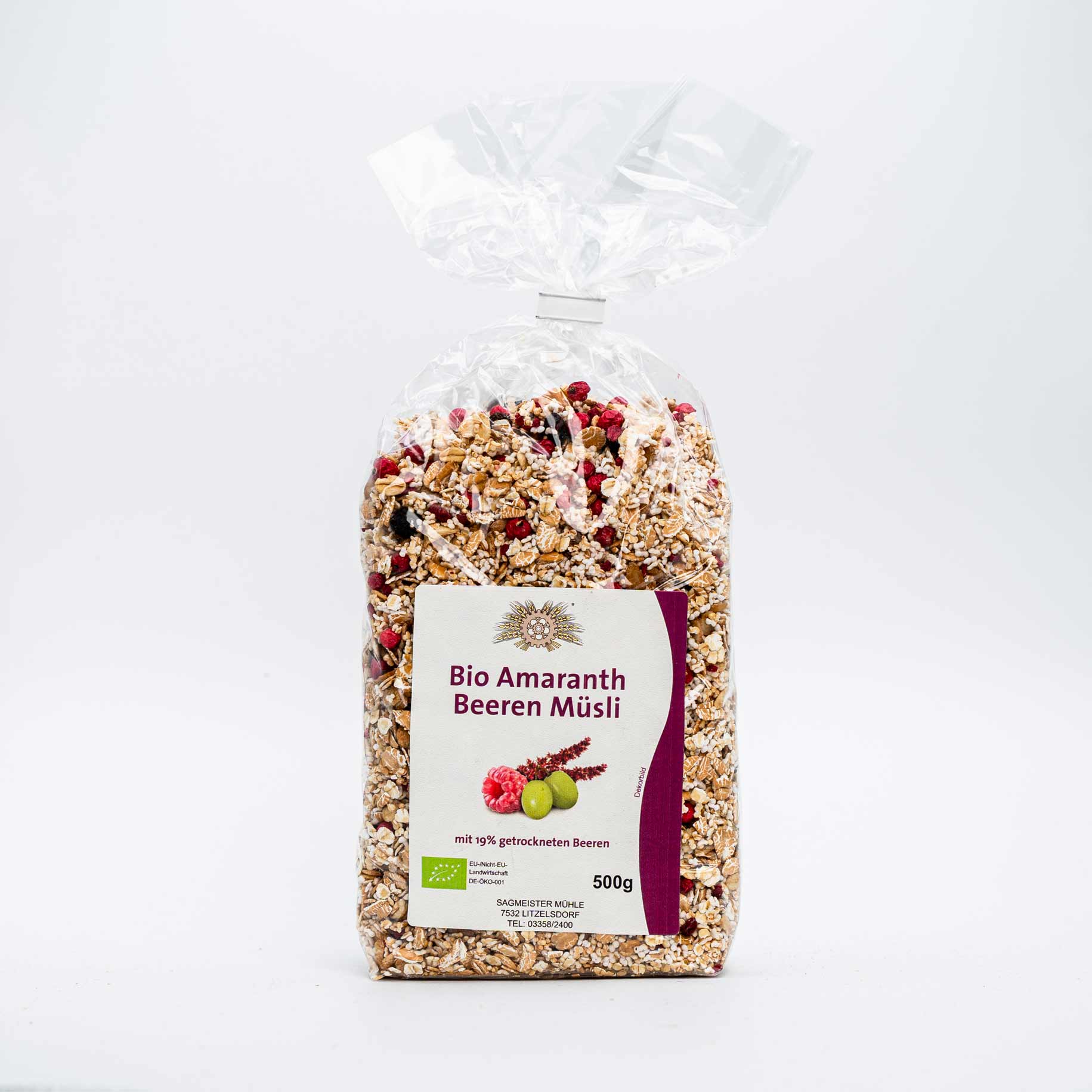 Bio Amaranth Beeren Müsli 500g
