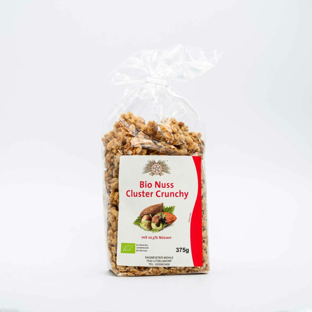 Bio Nuss Cluster Crunchy 375g