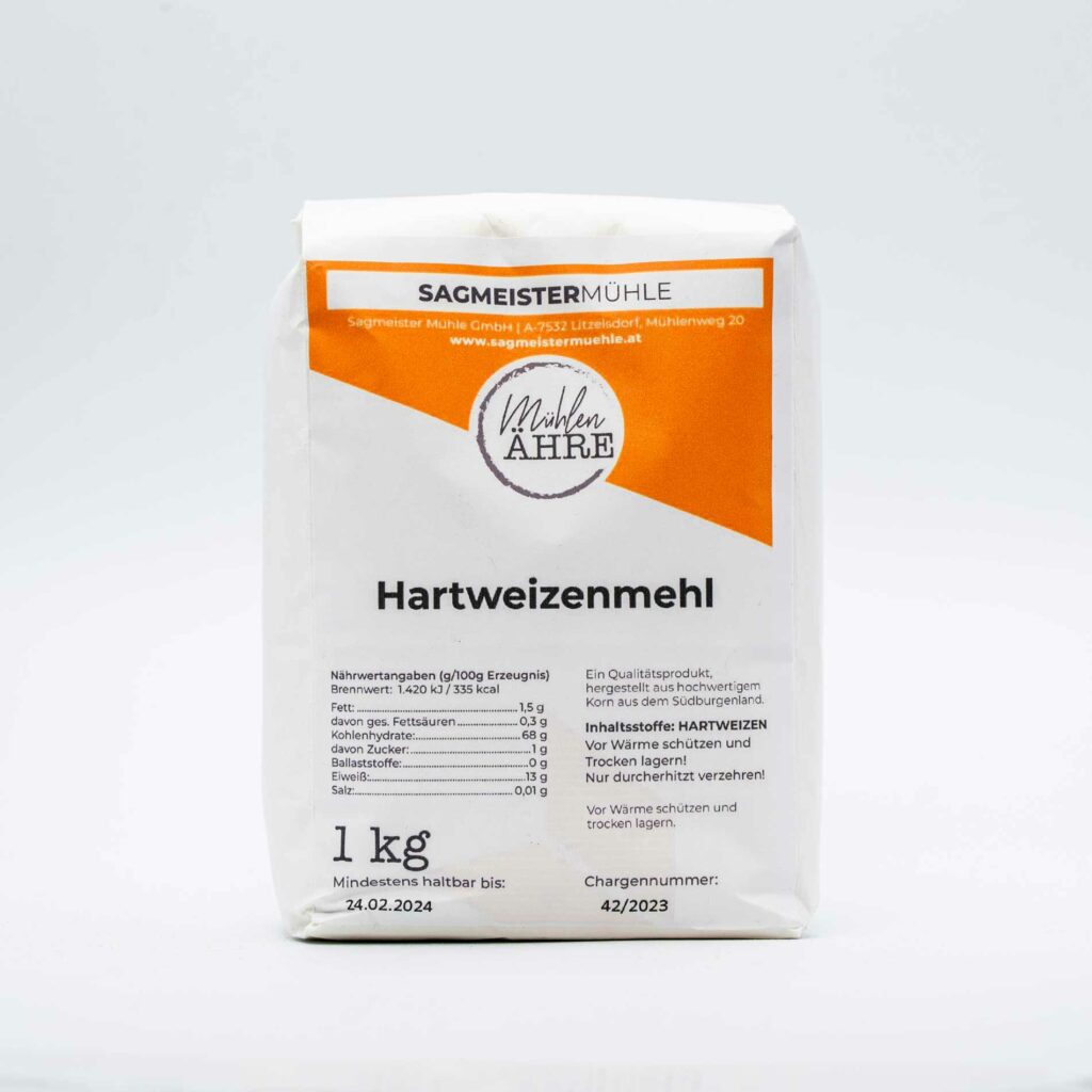 Hartweizenmehl 1Kg