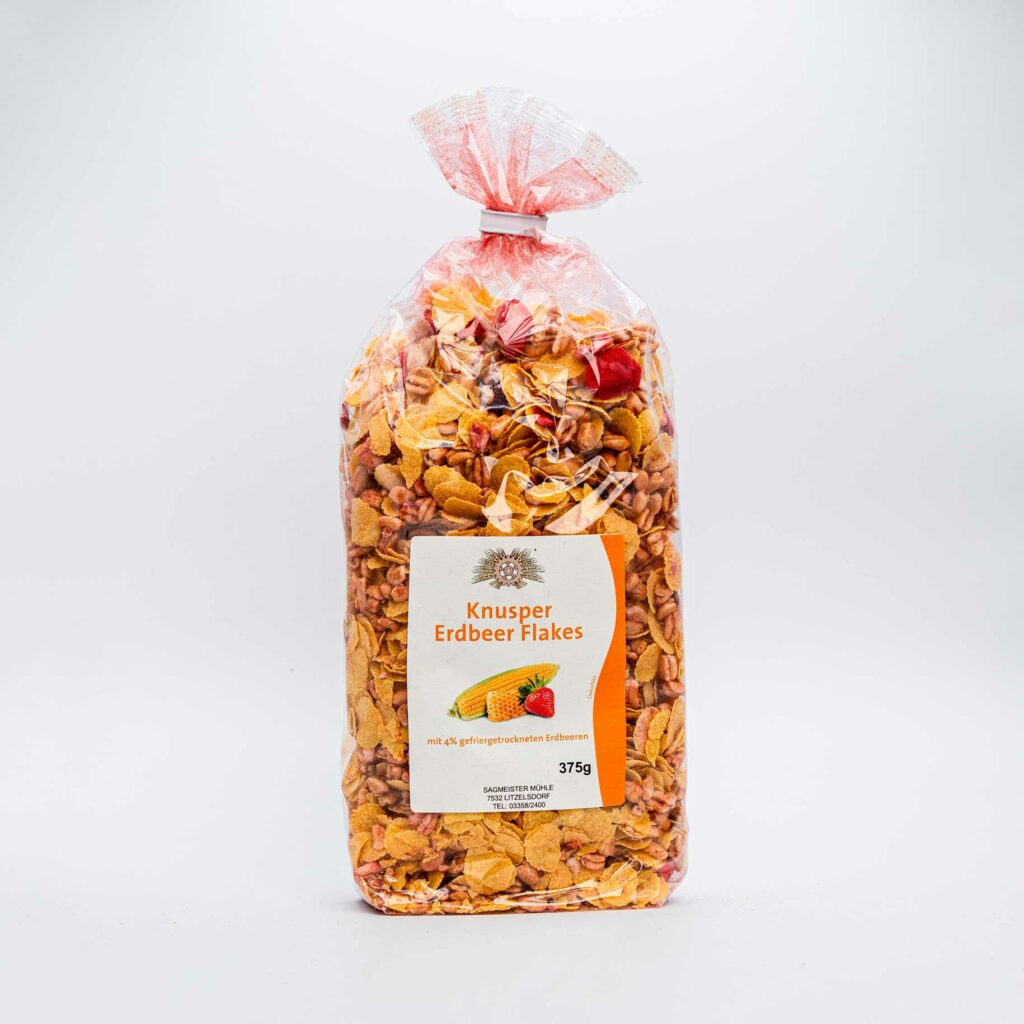 Knusper Erdbeer Flakes 375g