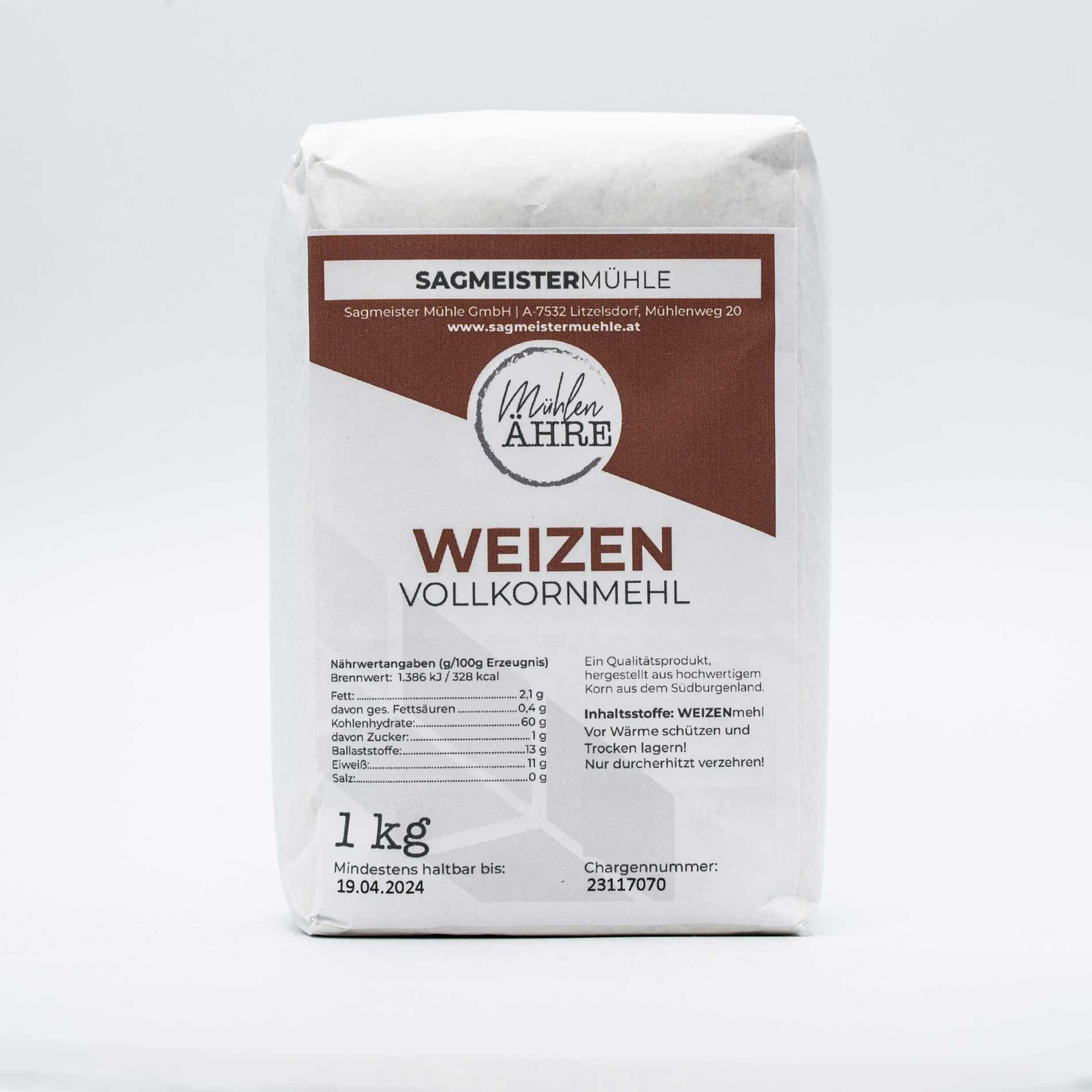 Weizen Vollkornmehl 1Kg