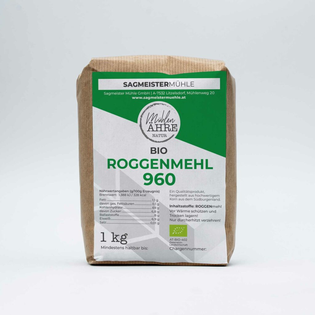 Bio Roggenmehl 960